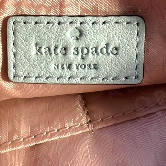 Kate Spade Wristlet - Light Aqua Color - See pictures for issues - Picture 5 of 8
